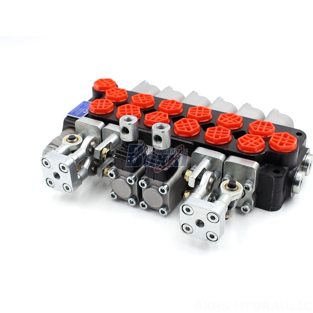 Industrial Hydraulic Systems | 6 Spool Monoblock Directional Valve | Factory Supply main image
